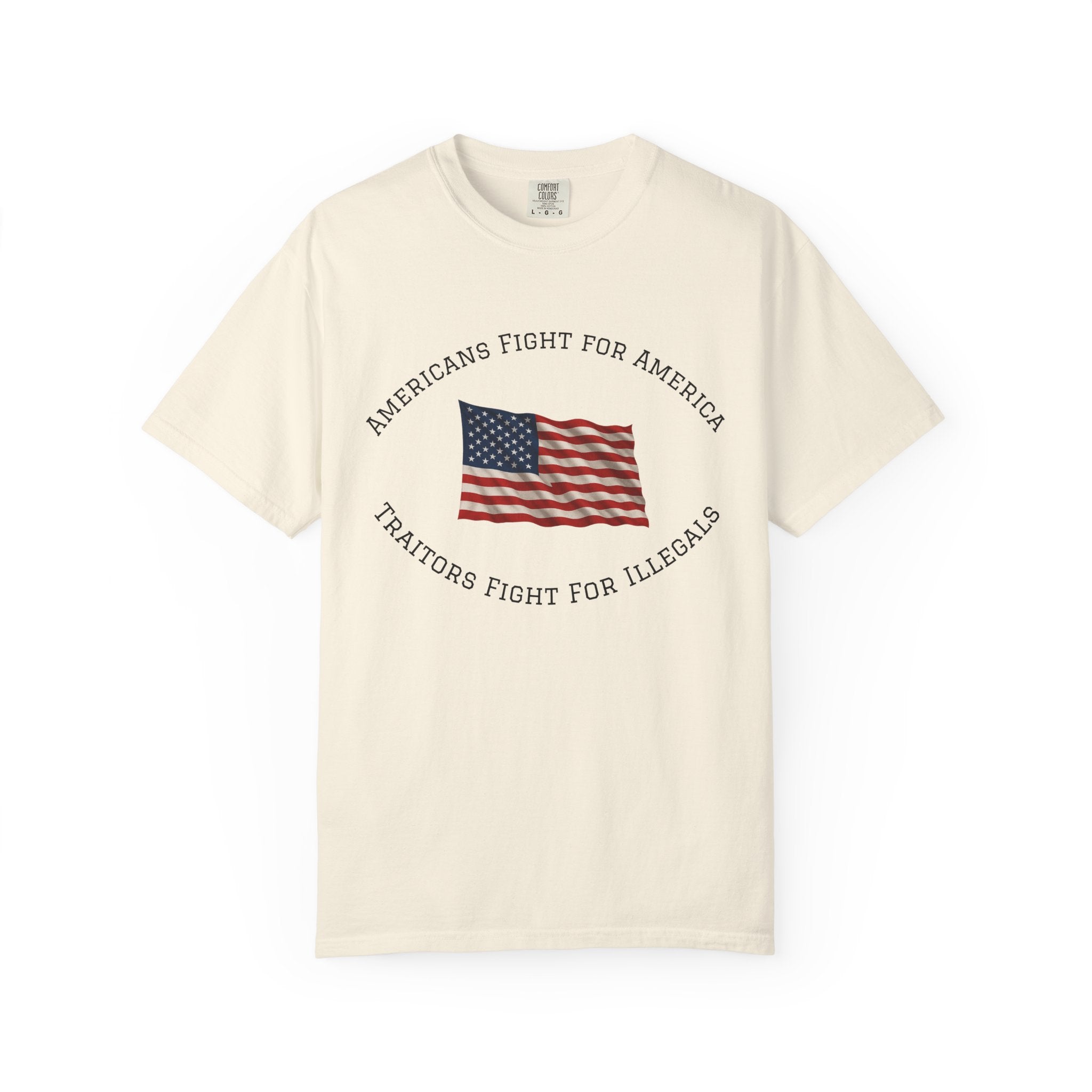Patriotisches American Flag Shirt Mutiges USA Statement T-Shirt Freiheit Grafik T-Shirt Geschenk für Patrioten 5 Farben 100% Baumwolle