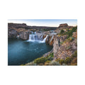 Sats and Stripes Shoshone Falls Canvas Twin Falls Waterfall Wall Art Snake River Canyon