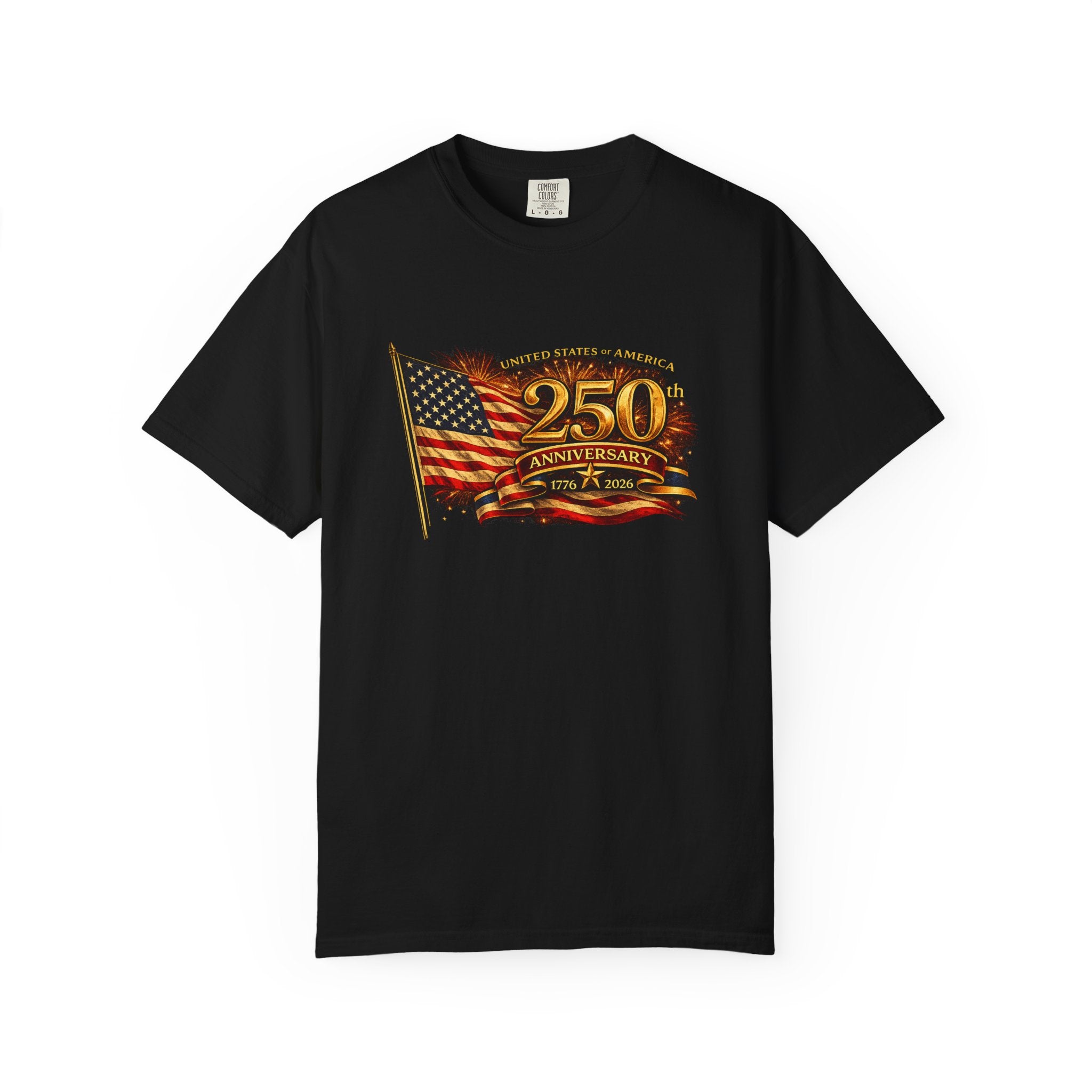 USA 250th Anniversary Shirt 1776-2026 Patriotic American Flag Tee Matching Couple 4th of July Tee America Gift 8 colors 100% cotton