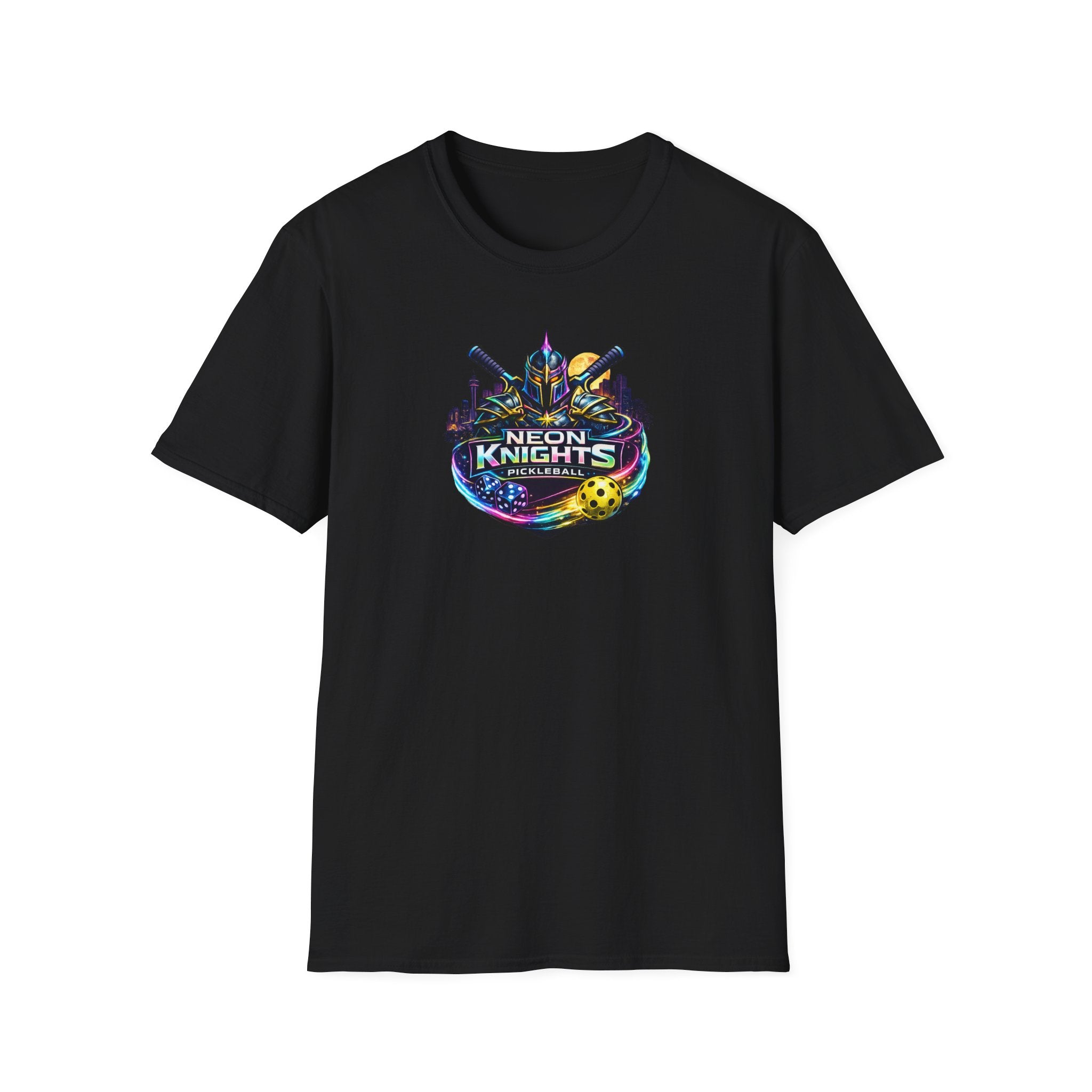 Neon Knights Pickleball Shirt | Vegas Inspired Pickleball T-Shirt | Gift for Pickleball Player | 9 colors - 100% cotton