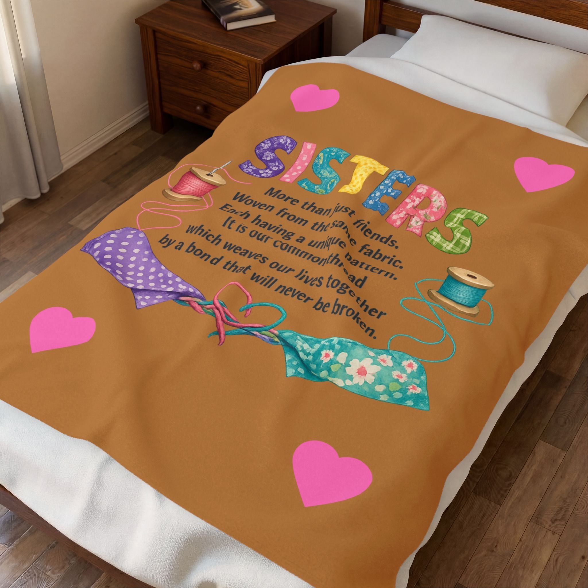 Sisters Blanket More Than Friends Sisters Gift Sister Throw Blanket Sentimental Sister Gift 50" x 60"
