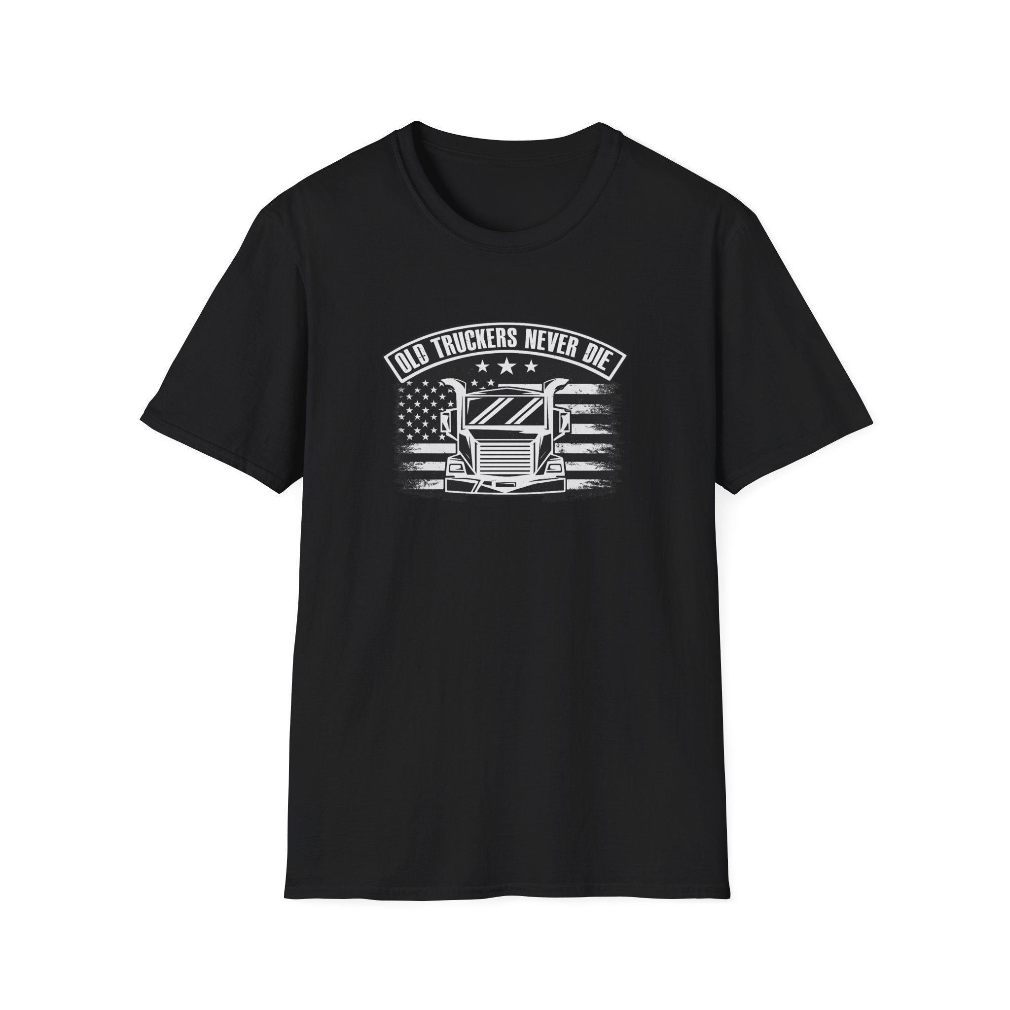 Old Truckers Never Die T-Shirt Trucker-Shirt für Herren Vintage Trucker-T-Shirt Geschenk für Old School Trucker 6 Farben 100% Baumwolle