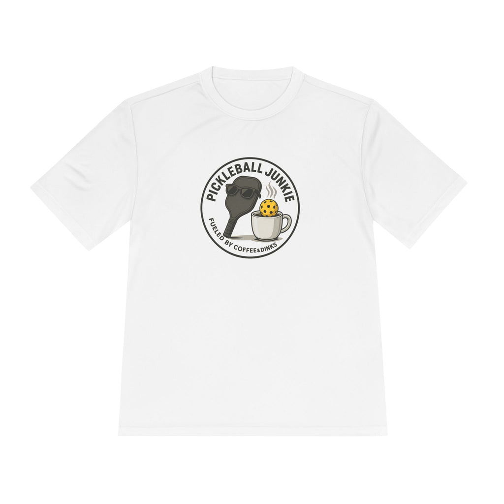 Pickleball Junkie Fueled by Coffee & Dinks T-shirt Tee 7 colors 100% polyester