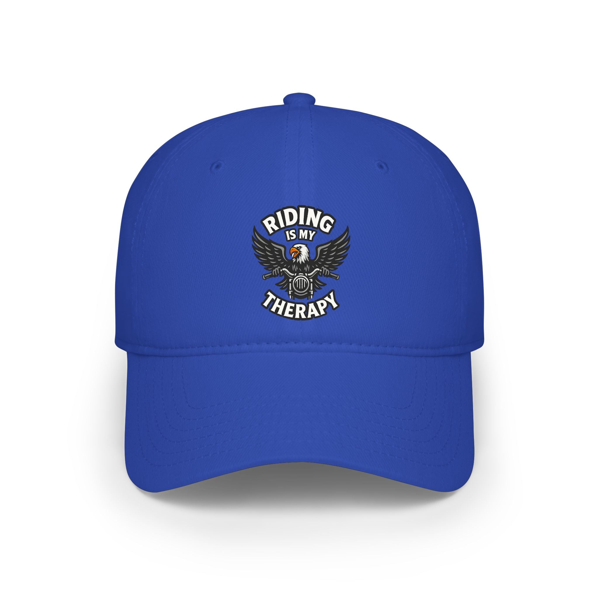 Riding Is My Therapy Hat Harley Inspired Biker Cap Gift for Motorcyclist 4 colors