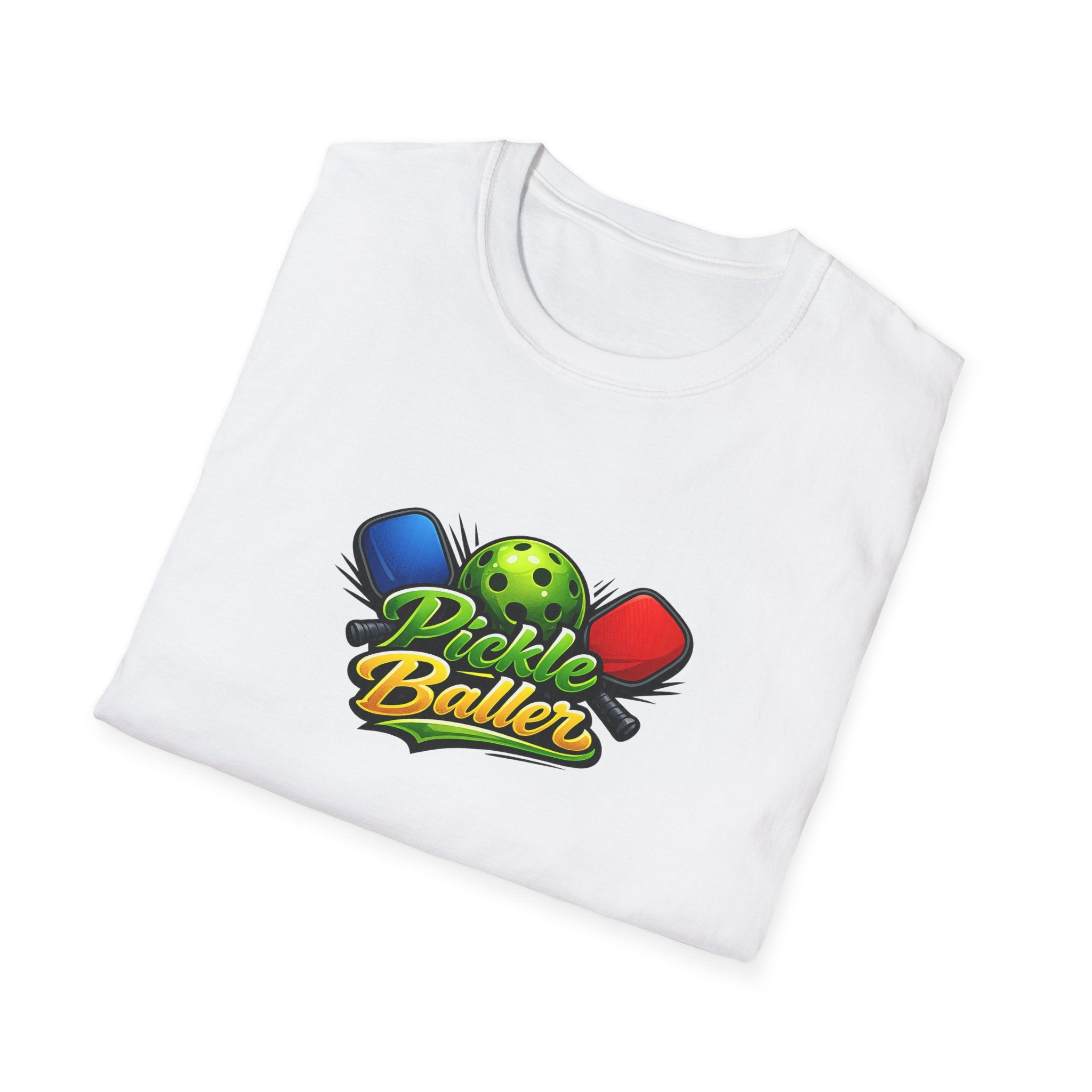 Pickle Baller TShirt Funny Pickleball Shirt for Men and Women Pickleball Player Gift Pickleball Lover Apparel 6 colors 100% cotton