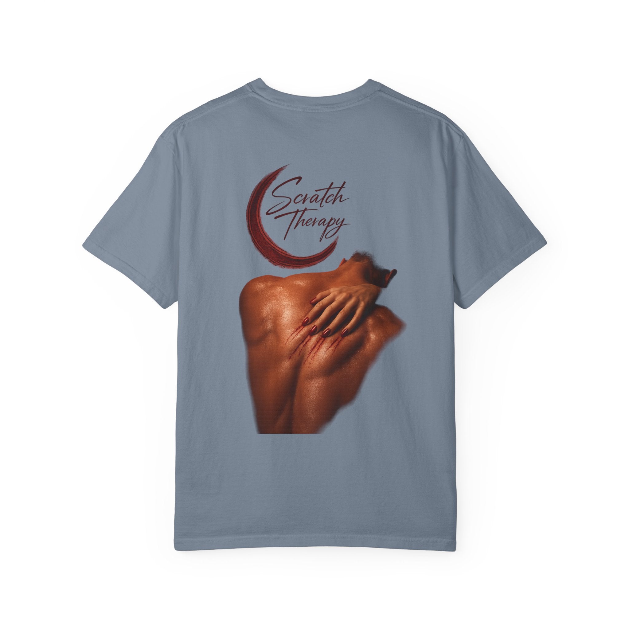 Scratch Therapy T-Shirt Lustiges Rücken Kratzen Shirt Entspannungsliebhaber Grafik T-Shirt 5 Farben 100% Baumwolle