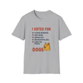 I Voted for Meme T-Shirt Bold Political Humor 3 colors 100% cotton