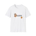 Bitcoin Believe T-Shirt Tee Power in Every Thread 4 colors 100% cotton