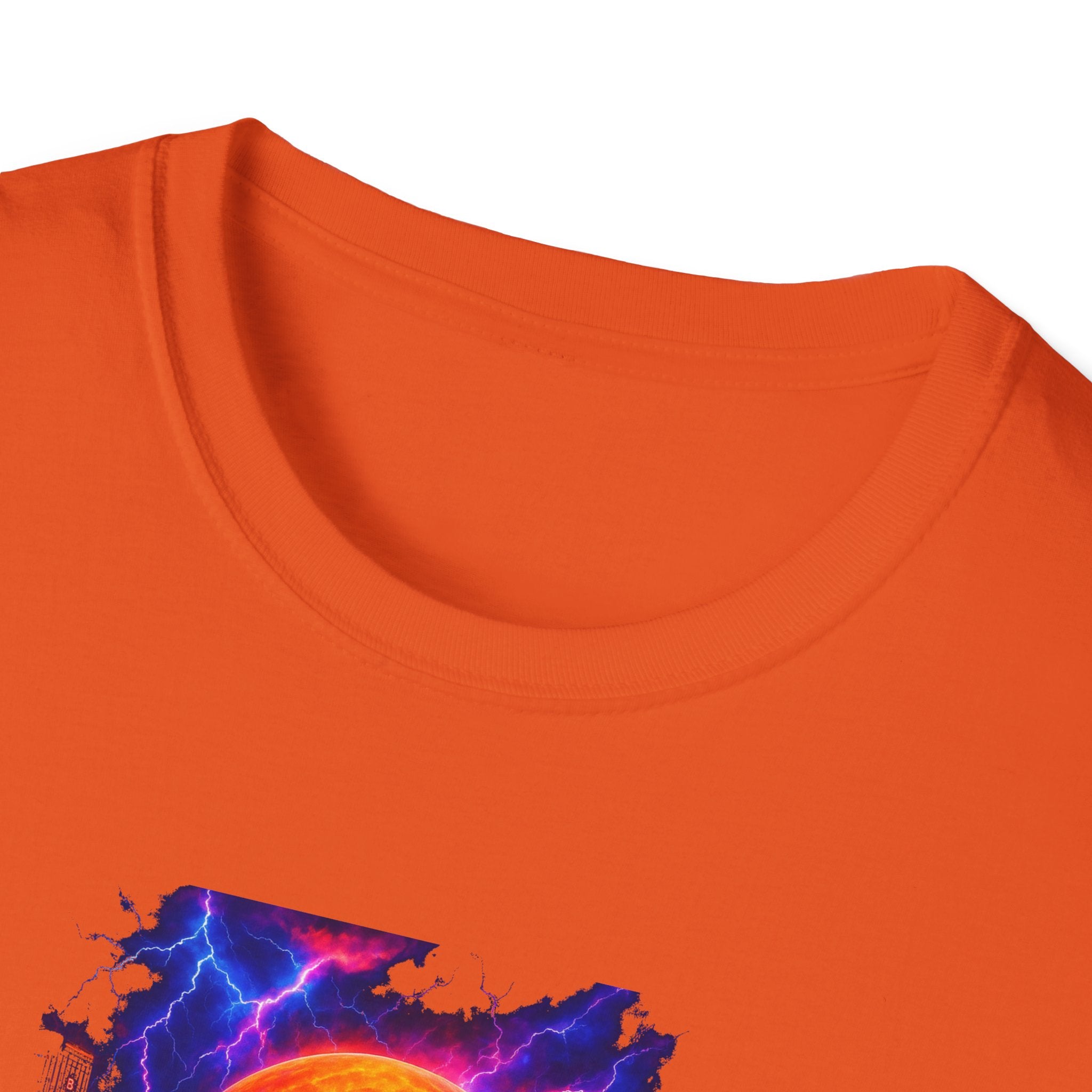 Bitcoin Storm T-Shirt Tee Crypto Lightning and Power 2 colors 100% cotton