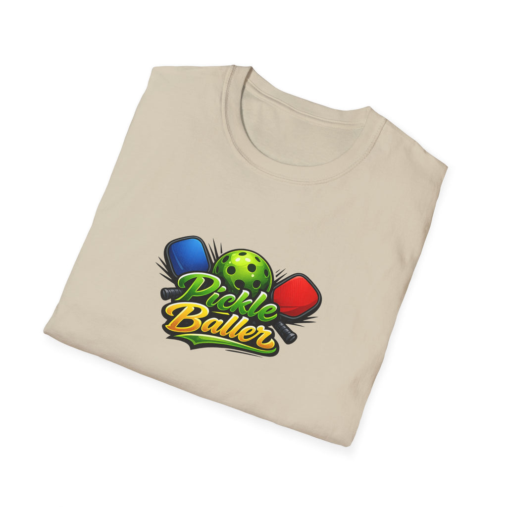 Pickle Baller TShirt Funny Pickleball Shirt for Men and Women Pickleball Player Gift Pickleball Lover Apparel 6 colors 100% cotton