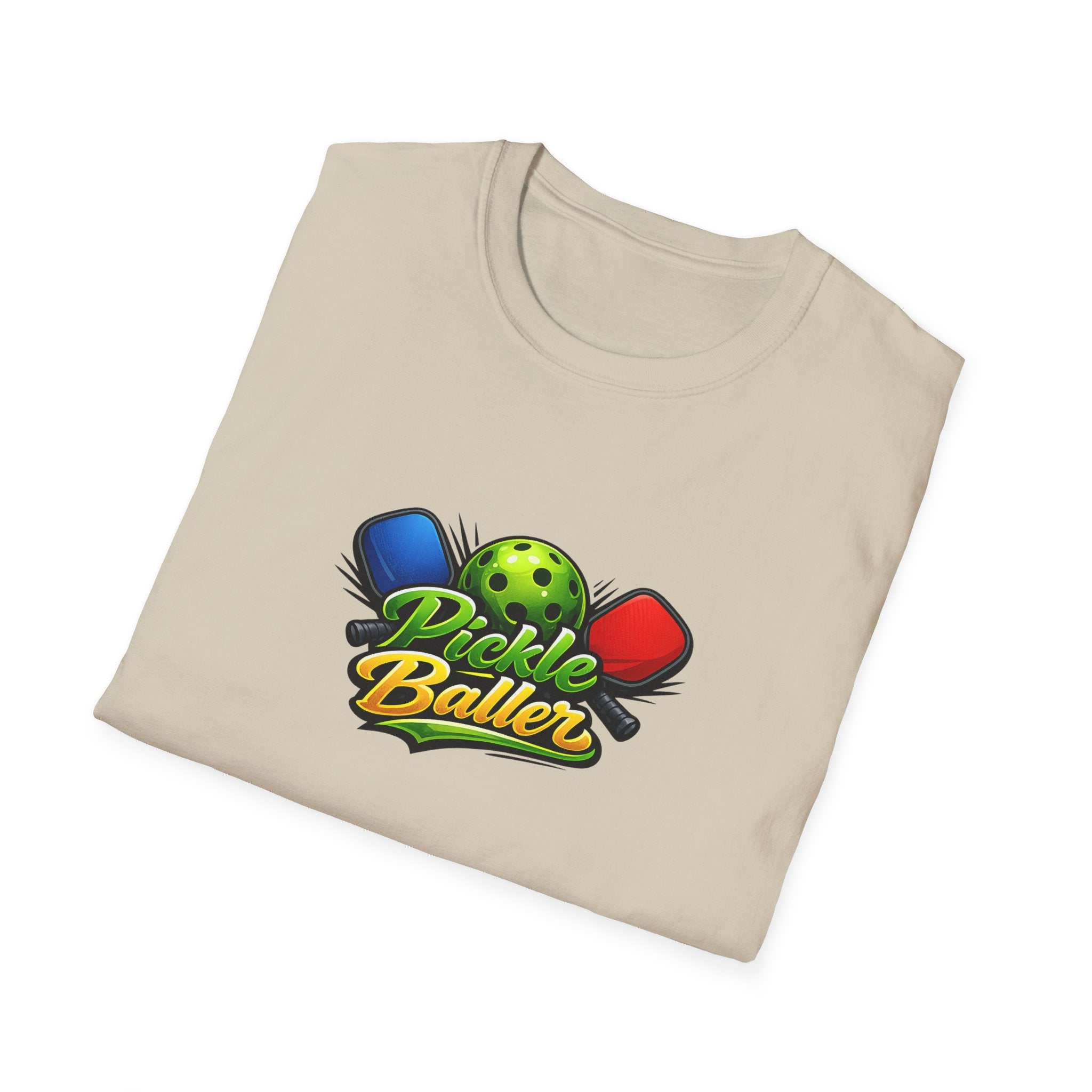 Pickle Baller TShirt Funny Pickleball Shirt for Men and Women Pickleball Player Gift Pickleball Lover Apparel 6 colors 100% cotton