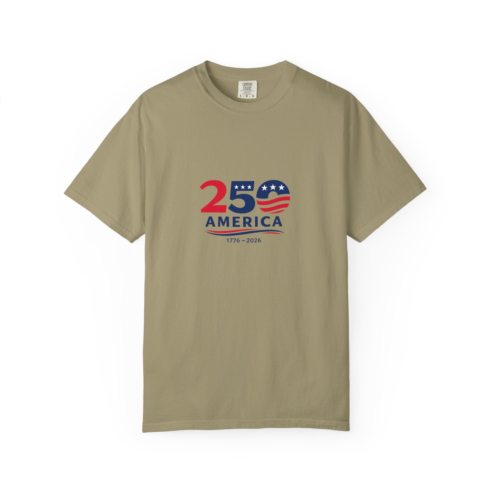 Amerika 250 T-Shirt 1776-2026 Patriotisches Hemd USA 250. Jubiläum T-Shirt Amerika Hemd Vierter Juli 2026 4 Farben 100% Baumwolle