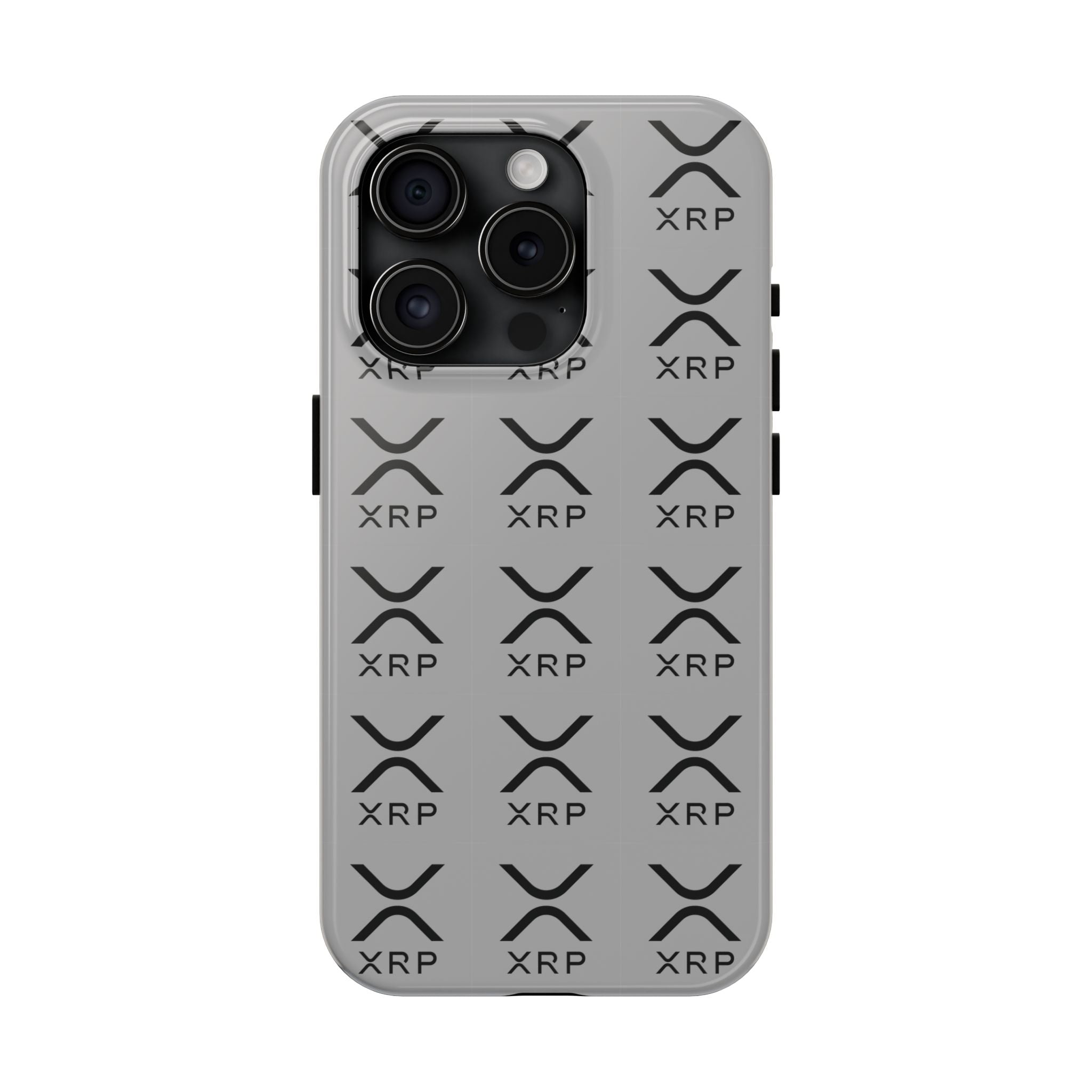 XRP Tough Phone Case Crypto iPhone Samsung Case Glossy Protective Phone Cover Modern Ripple Pattern Case