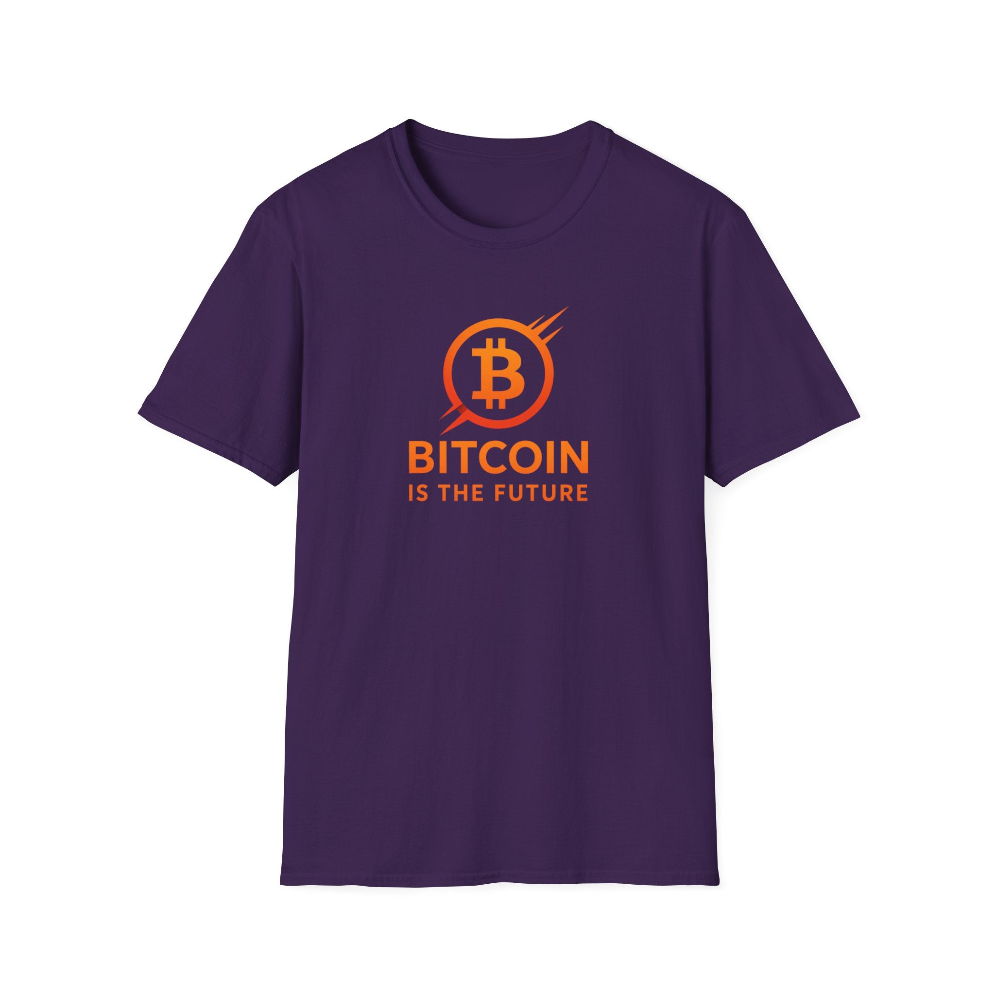 Bitcoin Is The Future T-Shirt Step into the New Economy Right 4 colors 100% cotton
