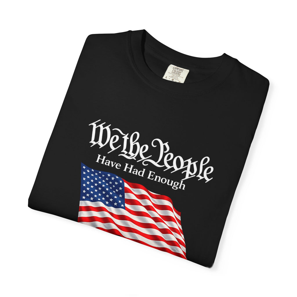 We The People Patriotic T-Shirt American Flag Shirt Freedom Quote Tee USA Patriot Shirt 4th of July Gift 7 colors 100% cotton
