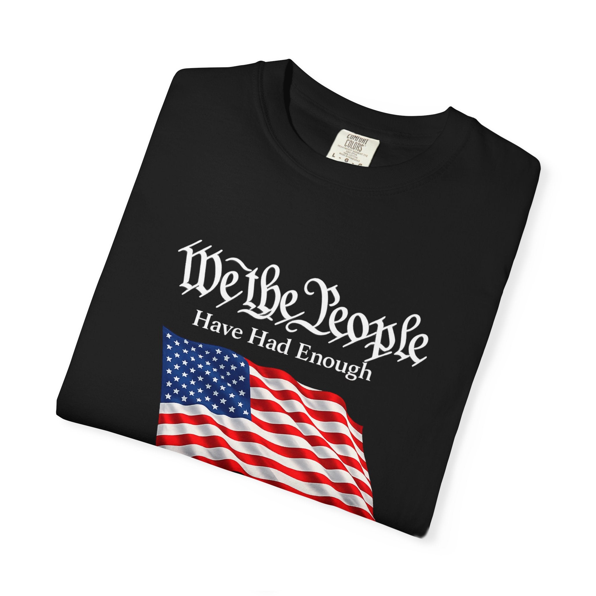 We The People Patriotic T-Shirt American Flag Shirt Freedom Quote Tee USA Patriot Shirt 4th of July Gift 7 colors 100% cotton