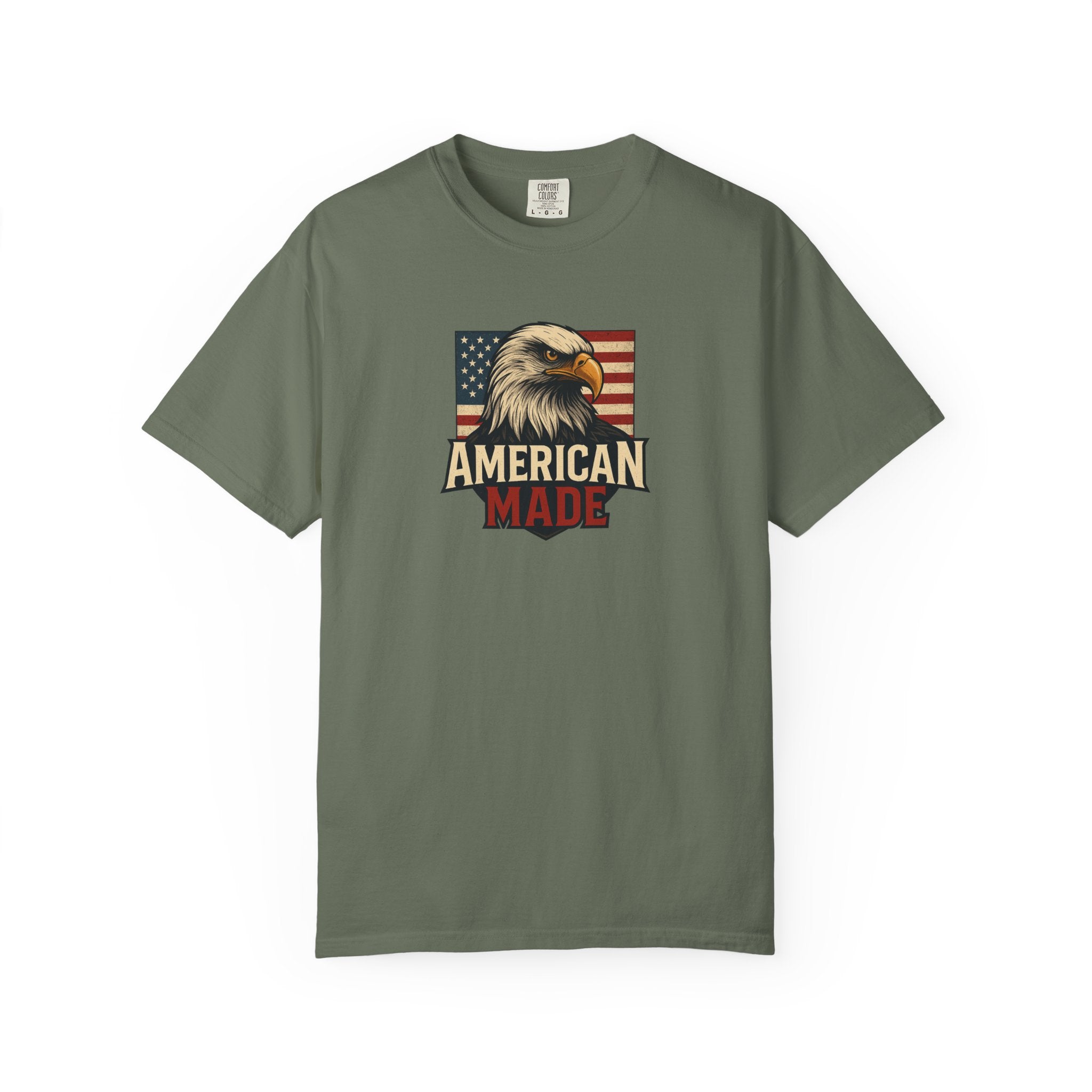 Sats and Stripes Patriotic Eagle T-Shirt for Freedom Lovers American Made USA Pride Gift 