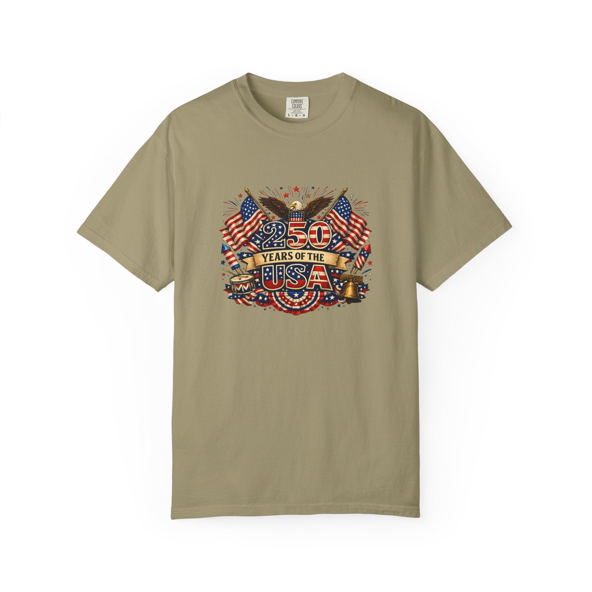 USA 250th Anniversary Shirt Patriotic America 1776-2026 Tee 4th of July Tshirt Independence Day Gift 8 colors 100% cotton