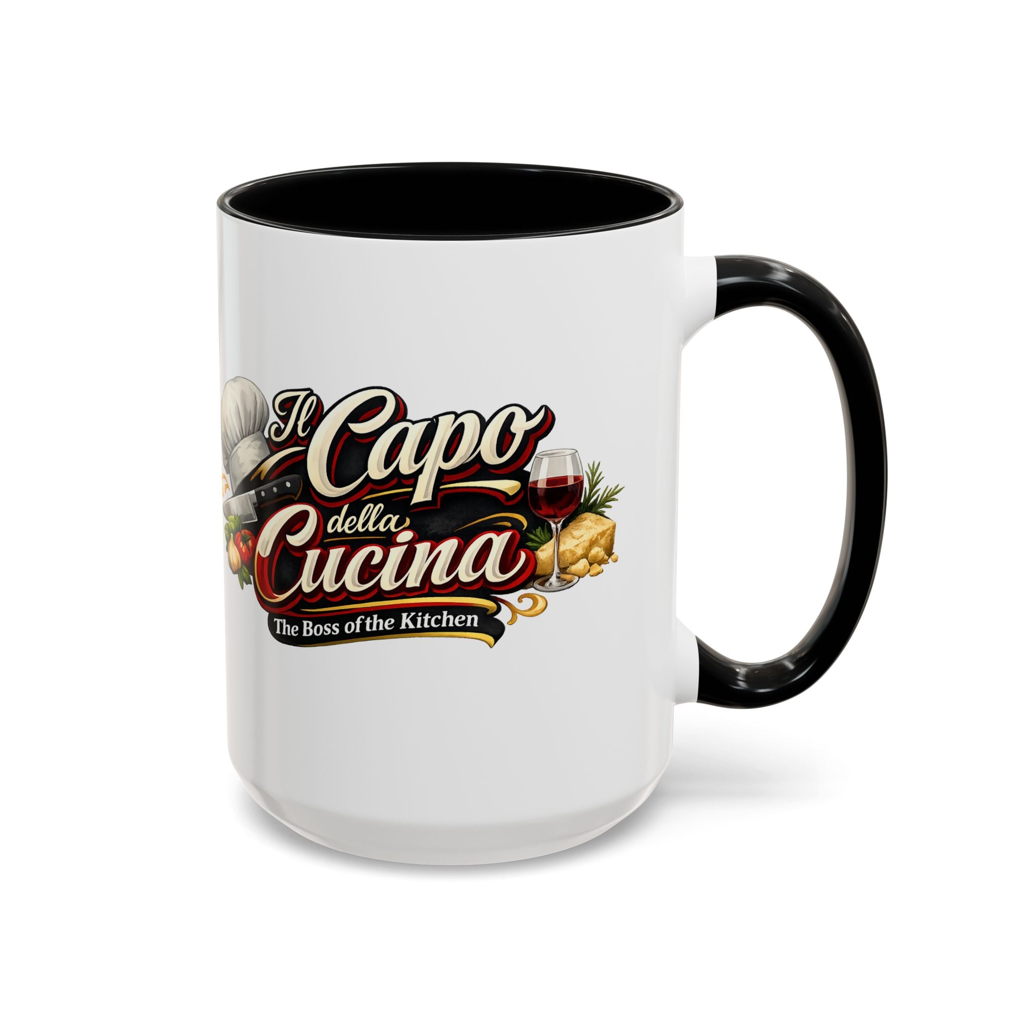 Il Capo della Cucina Tasse, Boss of the Kitchen Kaffeetasse, Italienischer Koch Geschenk, Lustige Kochtasse, Küchengeschenk 11 oz oder 15 oz