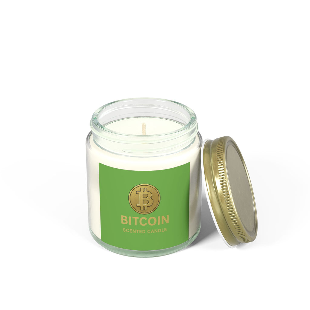 Bitcoin Logo Coconut-Apricot Wax Candle Coconut Apricot wax 4 oz & 9 oz sizes 8 fragrances available