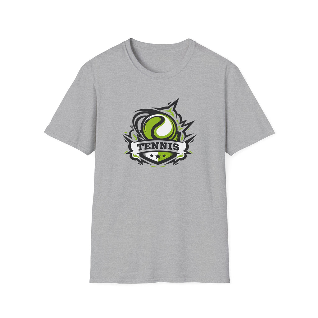 Tennis Graphic Tee Sporty Tennis Shirt for Players & Fans Athletic Tennis T-Shirt Gift for Tennis Lovers 7 colors 100% cotton