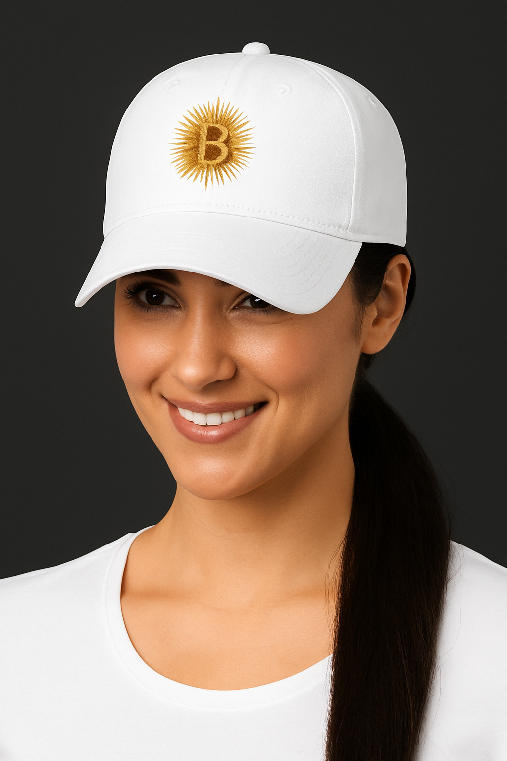 Bitcoin Sunburst Baseball Cap The Golden Future is calling