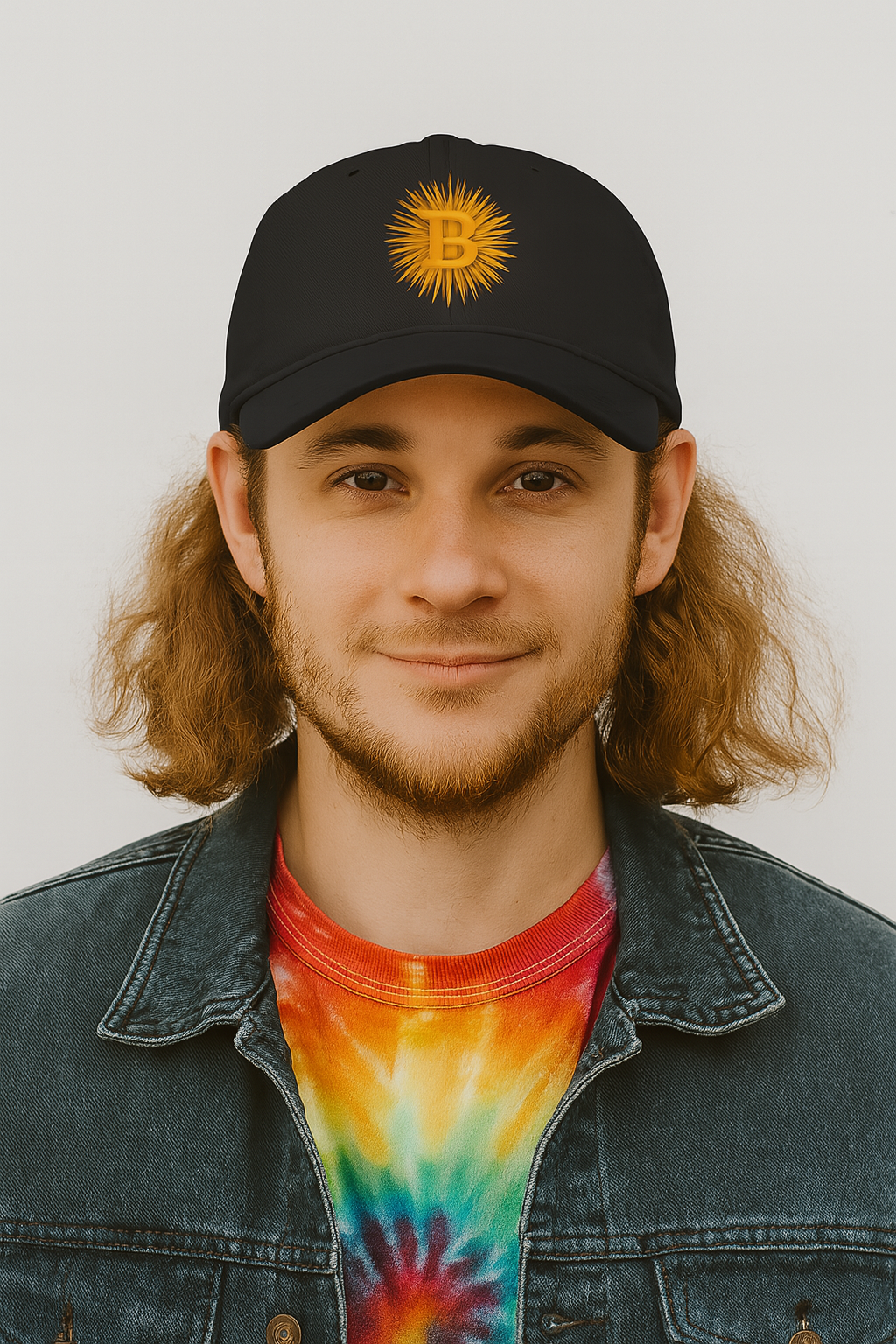 Bitcoin Sunburst Baseball Cap The Golden Future is calling