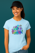 SatsandStripes.com Life Is Beautiful Women's Tee Colorful Positive Vibes Shirt for Her 5 colors 100% cotton