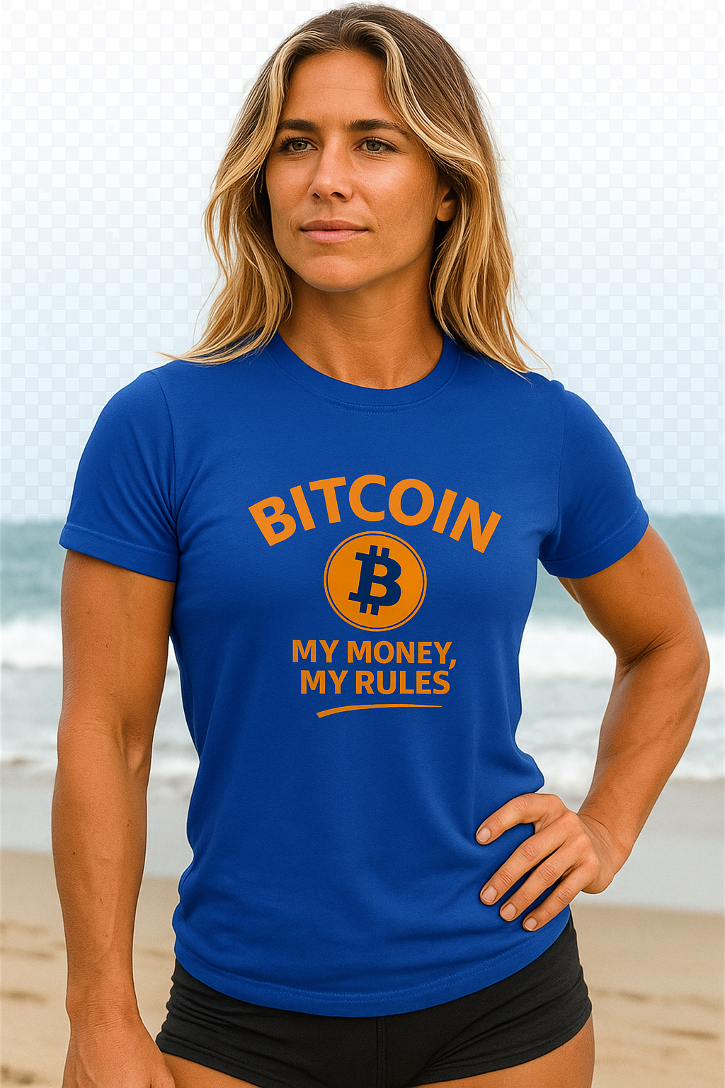 Stand for Freedom Wear what you Believe My Money My Rules Bitcoin Cotton T-Shirt Tee 4 colors 100% cotton