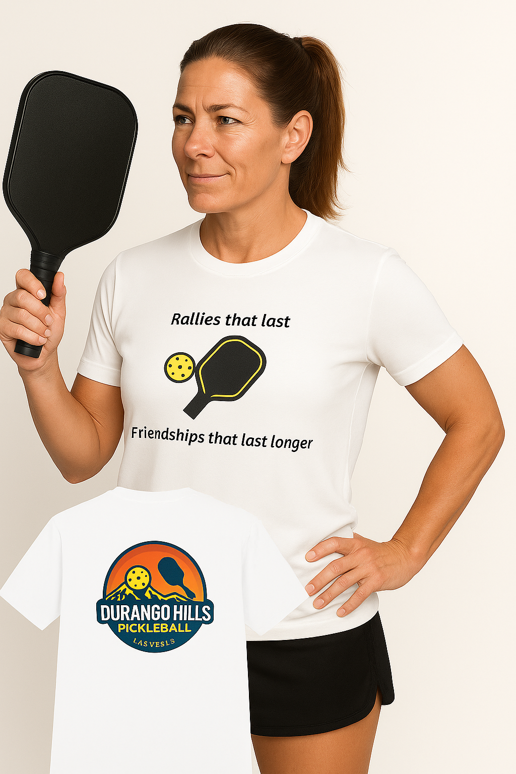 Durango Hills Pickleball Club T-Shirt Rallies That Last Friendships that Last Longer Tee Las Vegas Pickleball 7 colors 100% cotton