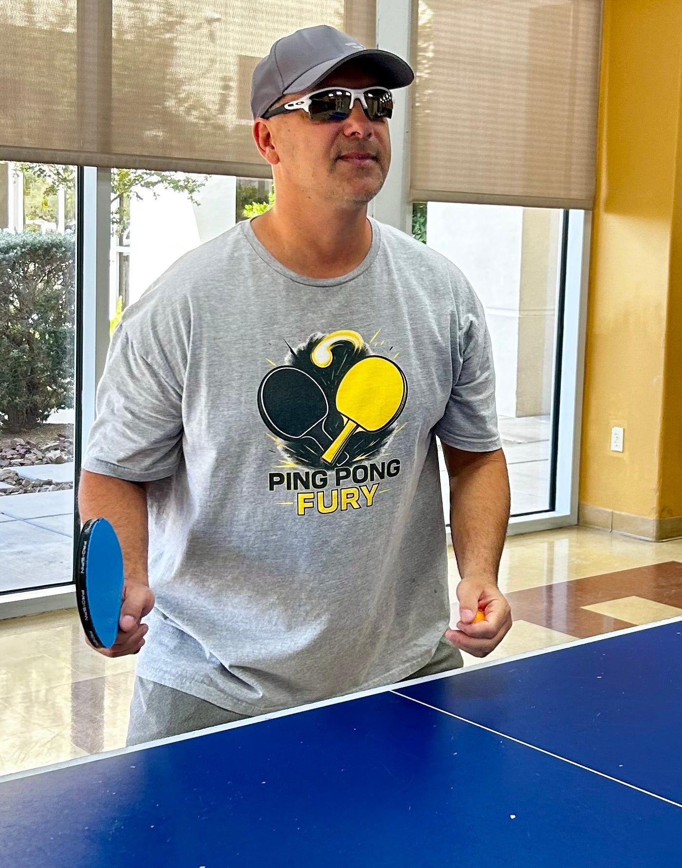 Ping Pong Fury Graphic Tee Bold Table Tennis Style & Premium Comfort 2 colors 100% cotton