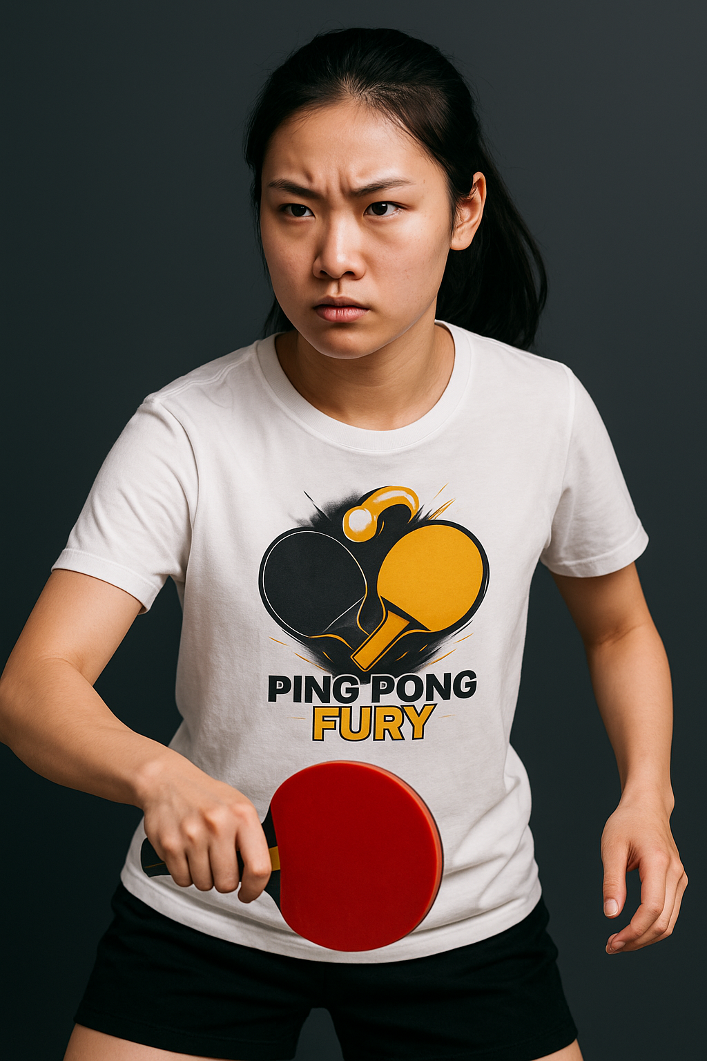 Ping Pong Fury Graphic Tee Bold Table Tennis Style & Premium Comfort 2 colors 100% cotton