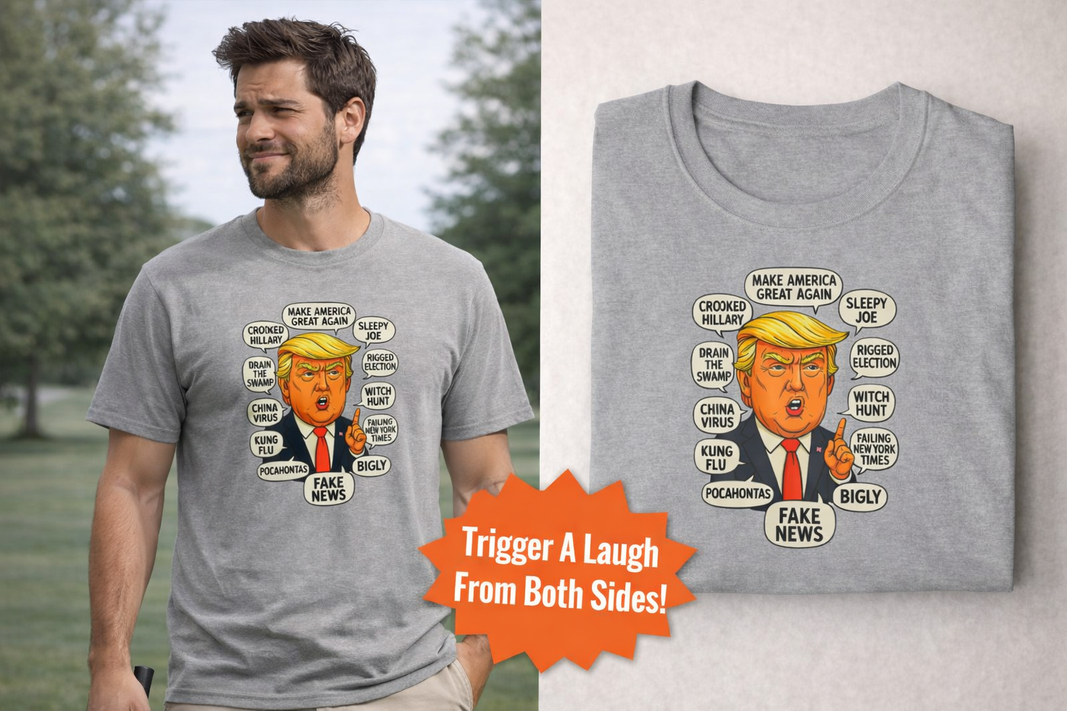 Donald Trump Famous Quotes T-Shirt Funny Political Tee 4 colors 100% cotton