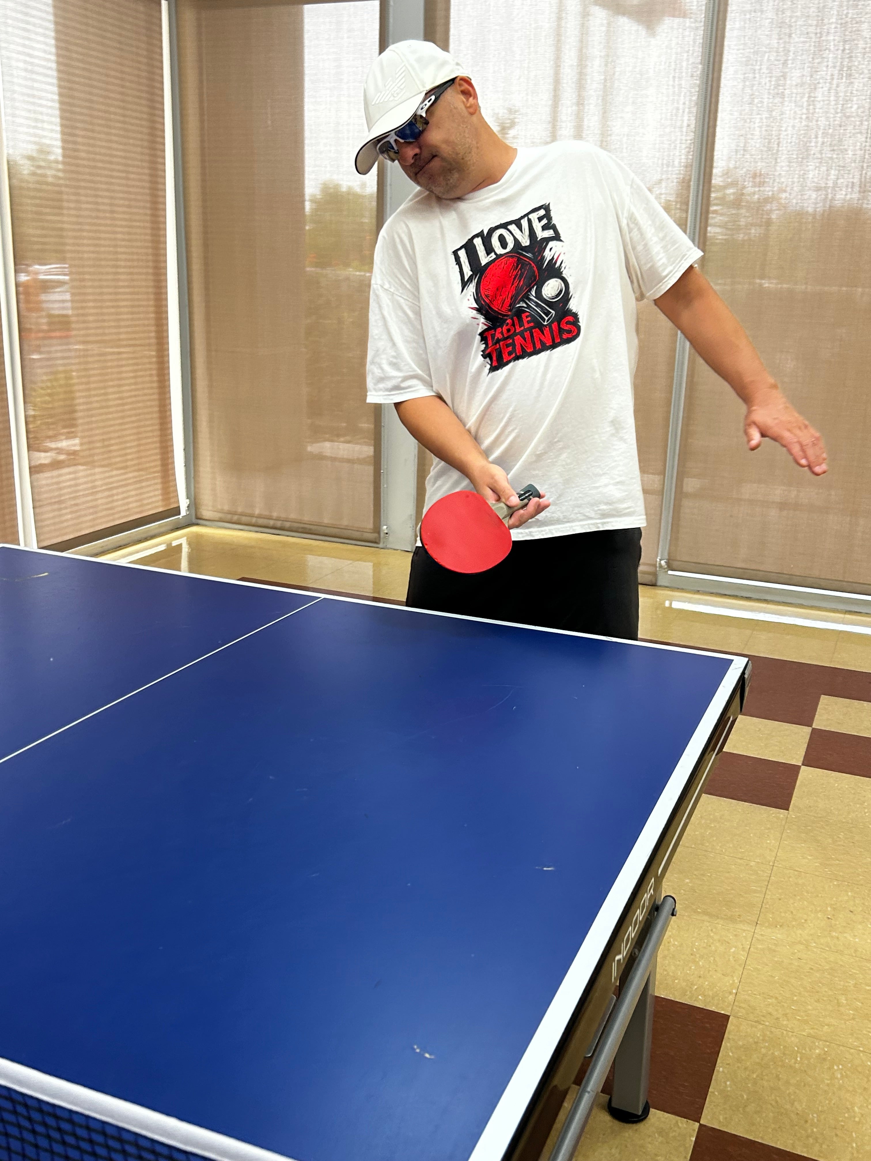 I Love Table Tennis T-Shirt Ping Pong Tee Smash it with style 4 colors 100% cotton