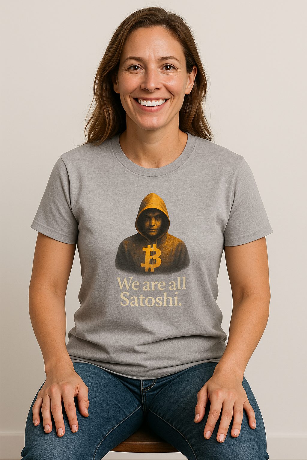 We Are All Satoshi Bitcoin T-Shirt Unite the chain Wear the code 8 colors 100% cotton