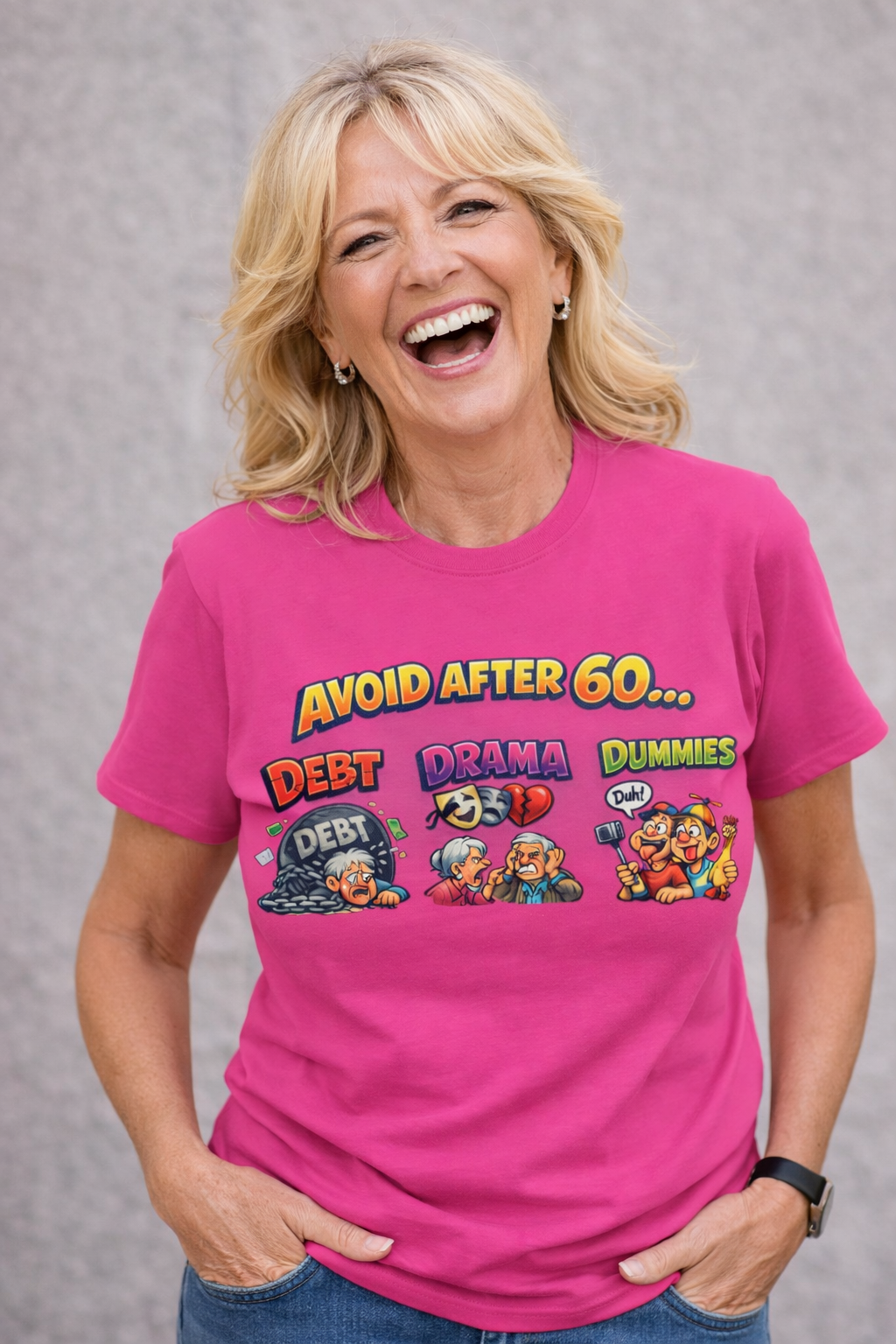 Avoid After 60 Funny T-Shirt Birthday Gift for Men & Women Over 60 Sarcastic Aging Tee 8 colors 100% cotton