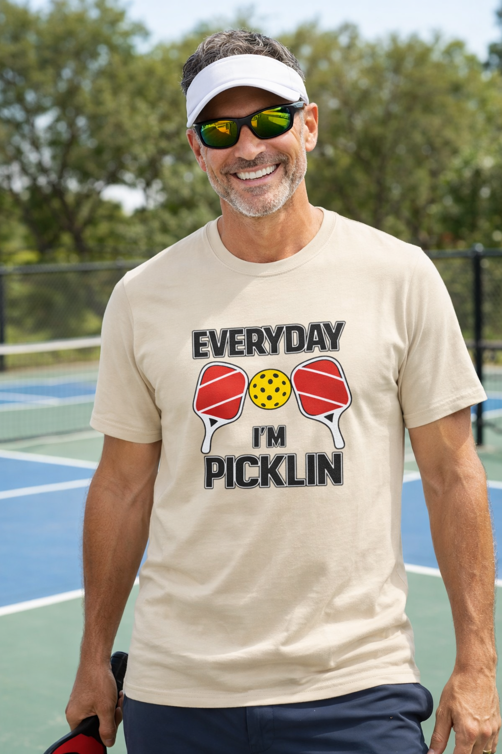 Everyday I'm Picklin TShirt for Players and Court Legends Pickleball Gift Court Life Tee 5 colors 100% cotton