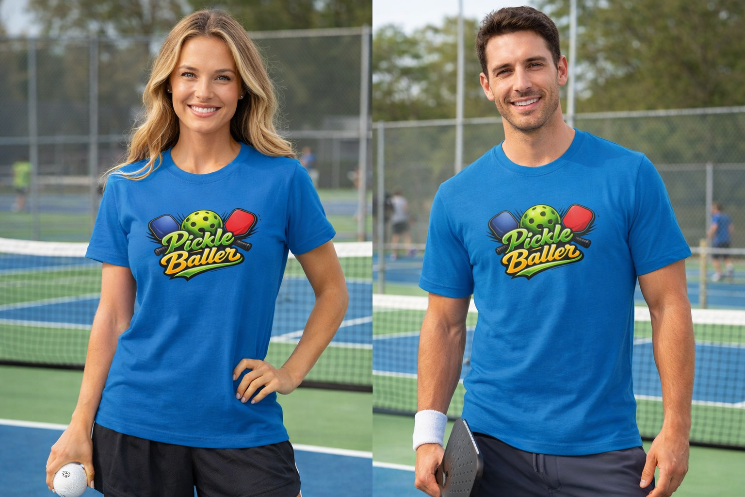 Pickle Baller TShirt Funny Pickleball Shirt for Men and Women Pickleball Player Gift Pickleball Lover Apparel 6 colors 100% cotton