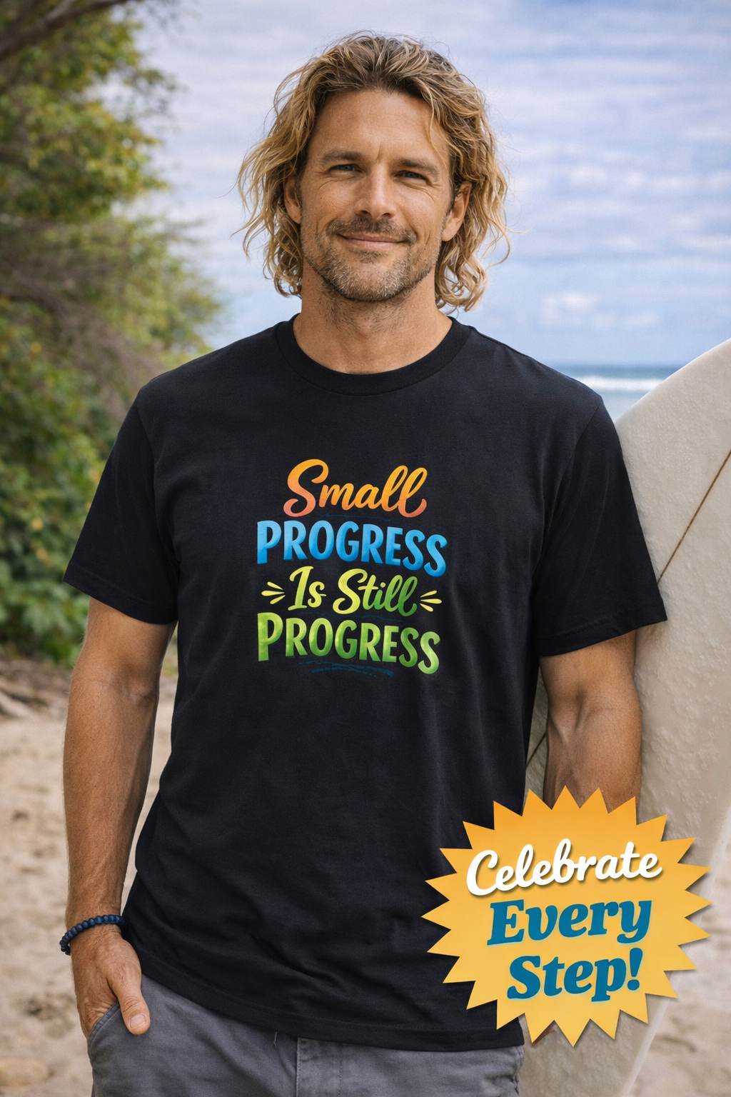 Small Progress Is Still Progress Shirt Positive Mindset Motivational Quote Tee Encouragement Shirt 5 colors 100% cotton
