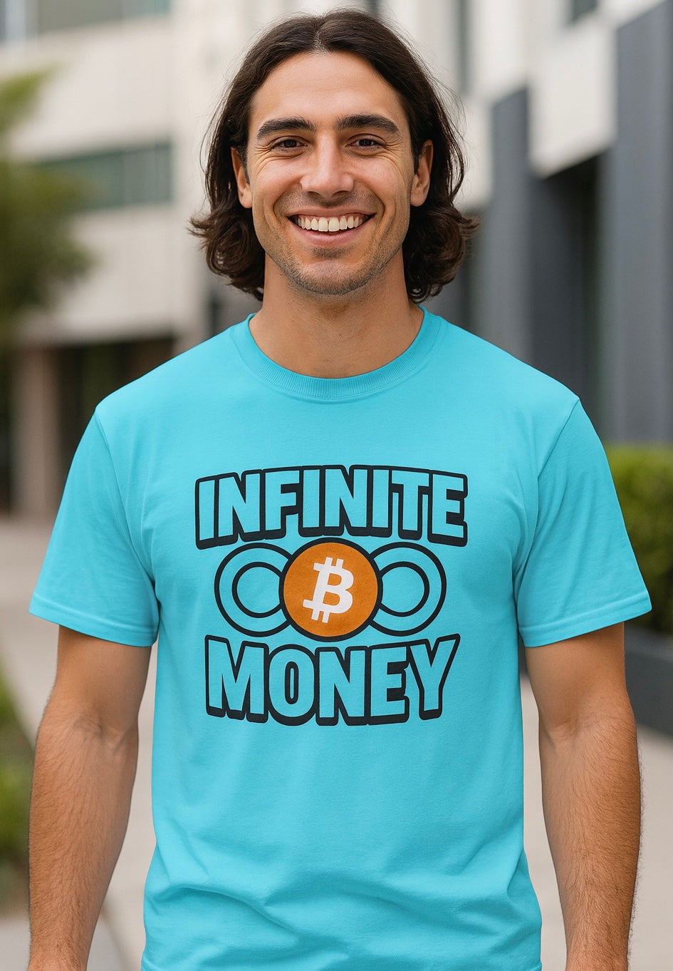 Infinite Money Bitcoin Tee For the Ones Who Get It Wear the Future 7 colors 100% cotton