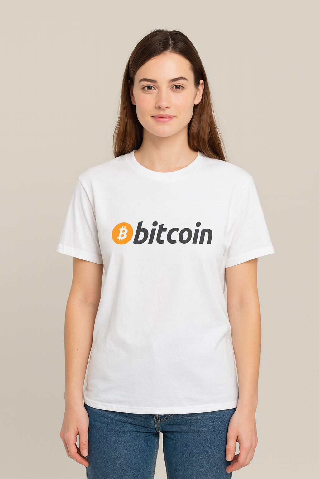 Bitcoin Logo Tee Clean and Confident The Classic Symbol of Financial Freedom 2 colors 100% cotton