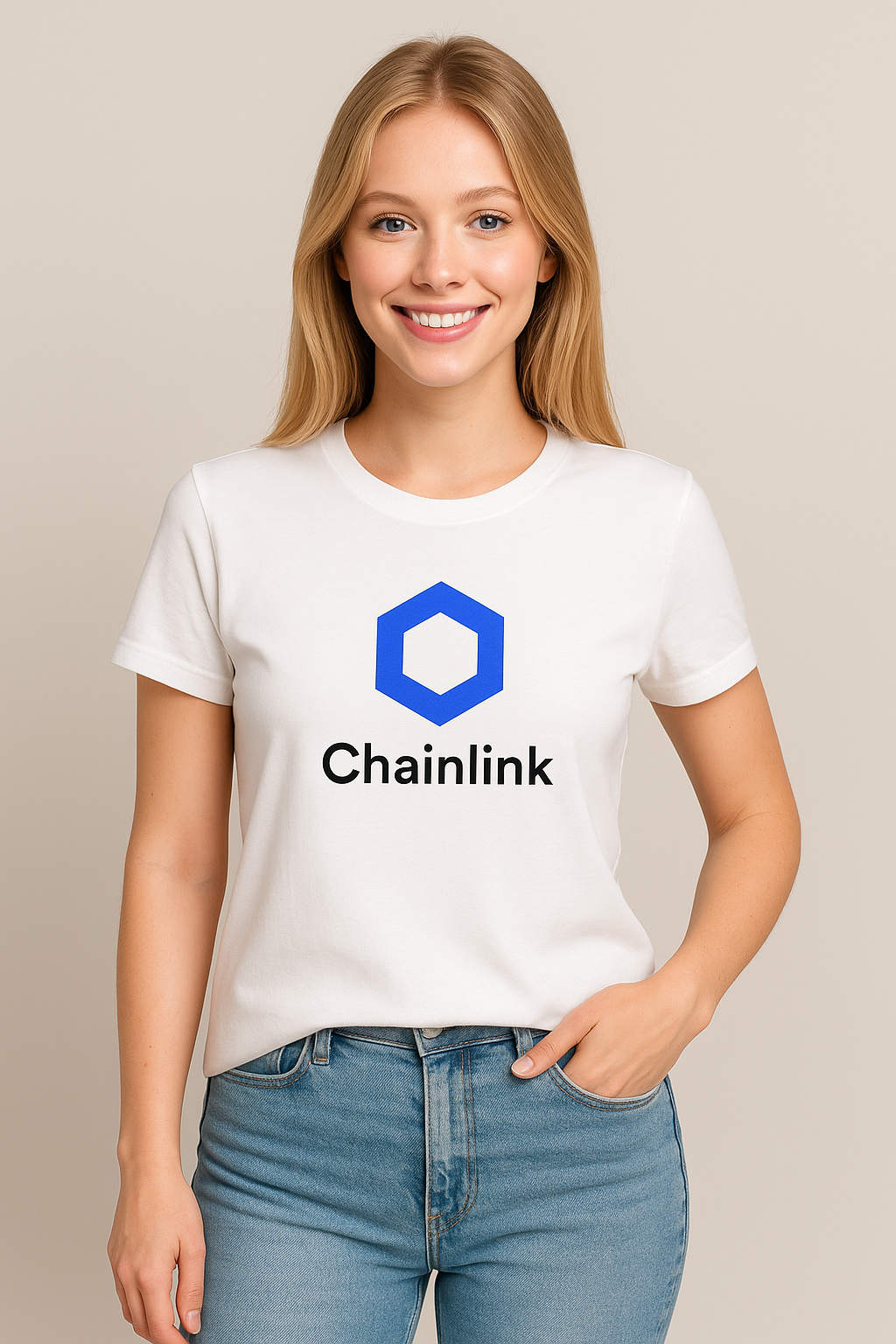 Chainlink Crypto T-Shirt Blockchain Oracle Tee Chainlink Fan Merch DeFi Shirt Crypto Trader Apparel 3 colors 100% cotton