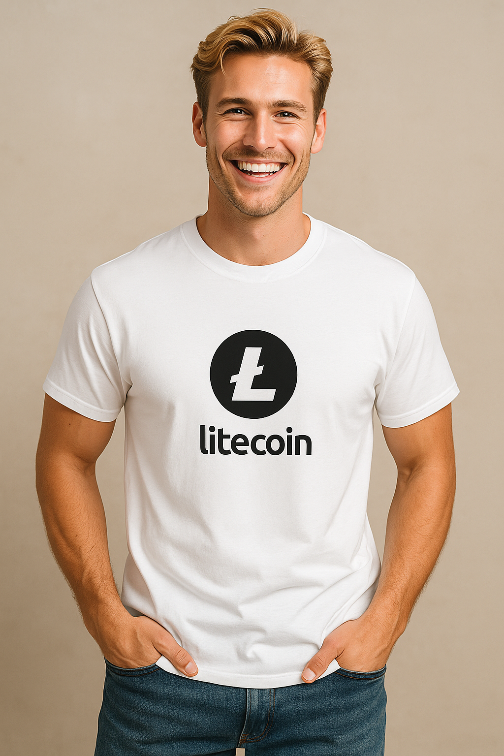 Litecoin Crypto T-Shirt Bitcoin Alternative Tee Blockchain Investor Gift Crypto Merch 4 colors 100% cotton