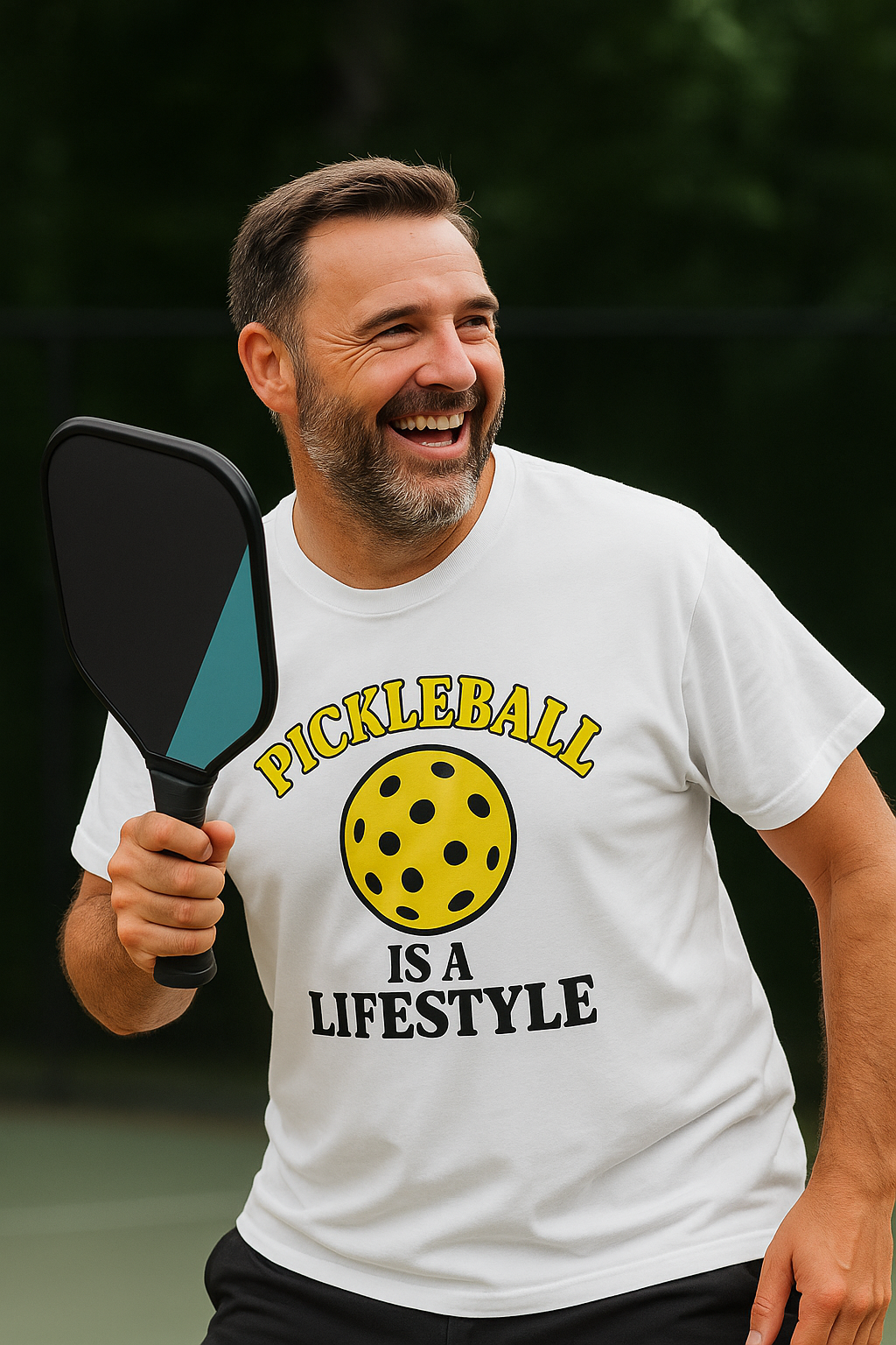 Pickleball Is Life Tee Bold Retro Pickleball Shirt for Players Who Live the Game 10 colors 100% cotton