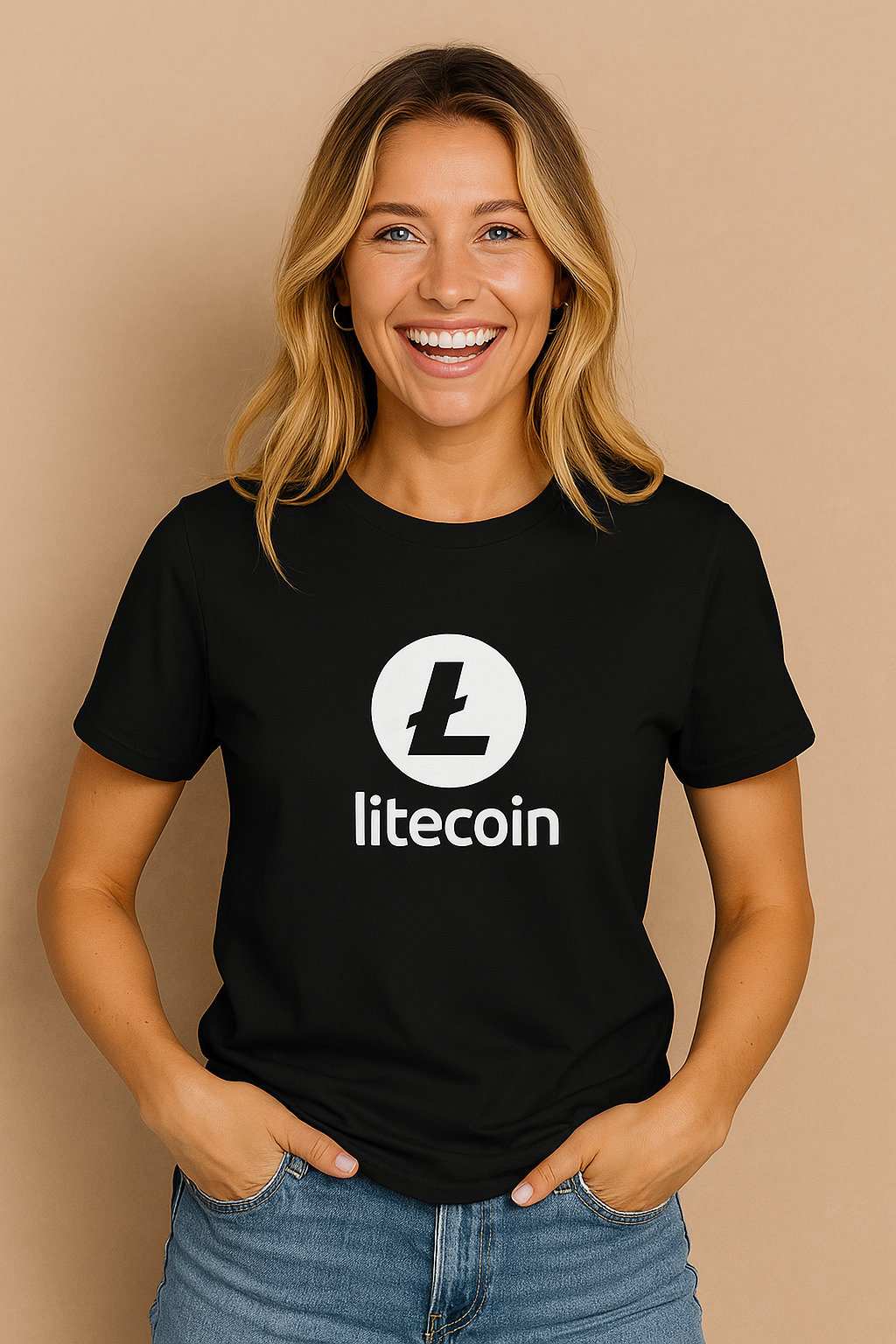 Litecoin Crypto T-Shirt Bitcoin Alternative Tee Blockchain Investor Gift Crypto Merch 4 colors 100% cotton
