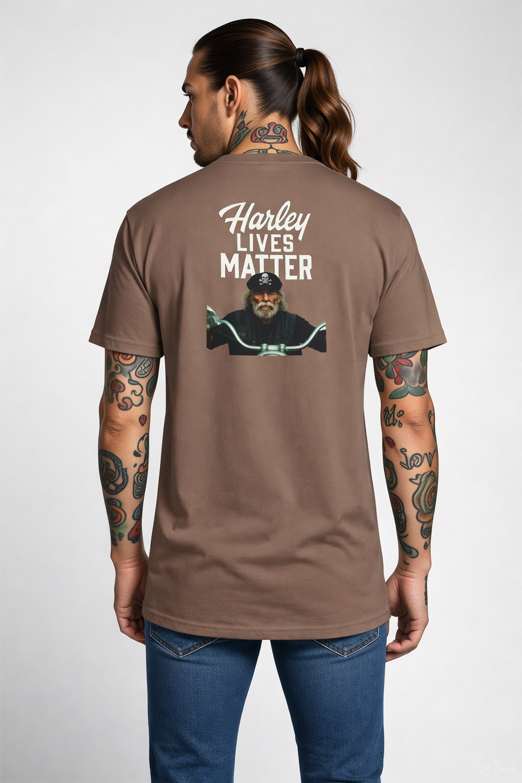 Harley Lives Matter T-shirt Motorbike Rider Graphic Tee 6 colors 100% cotton