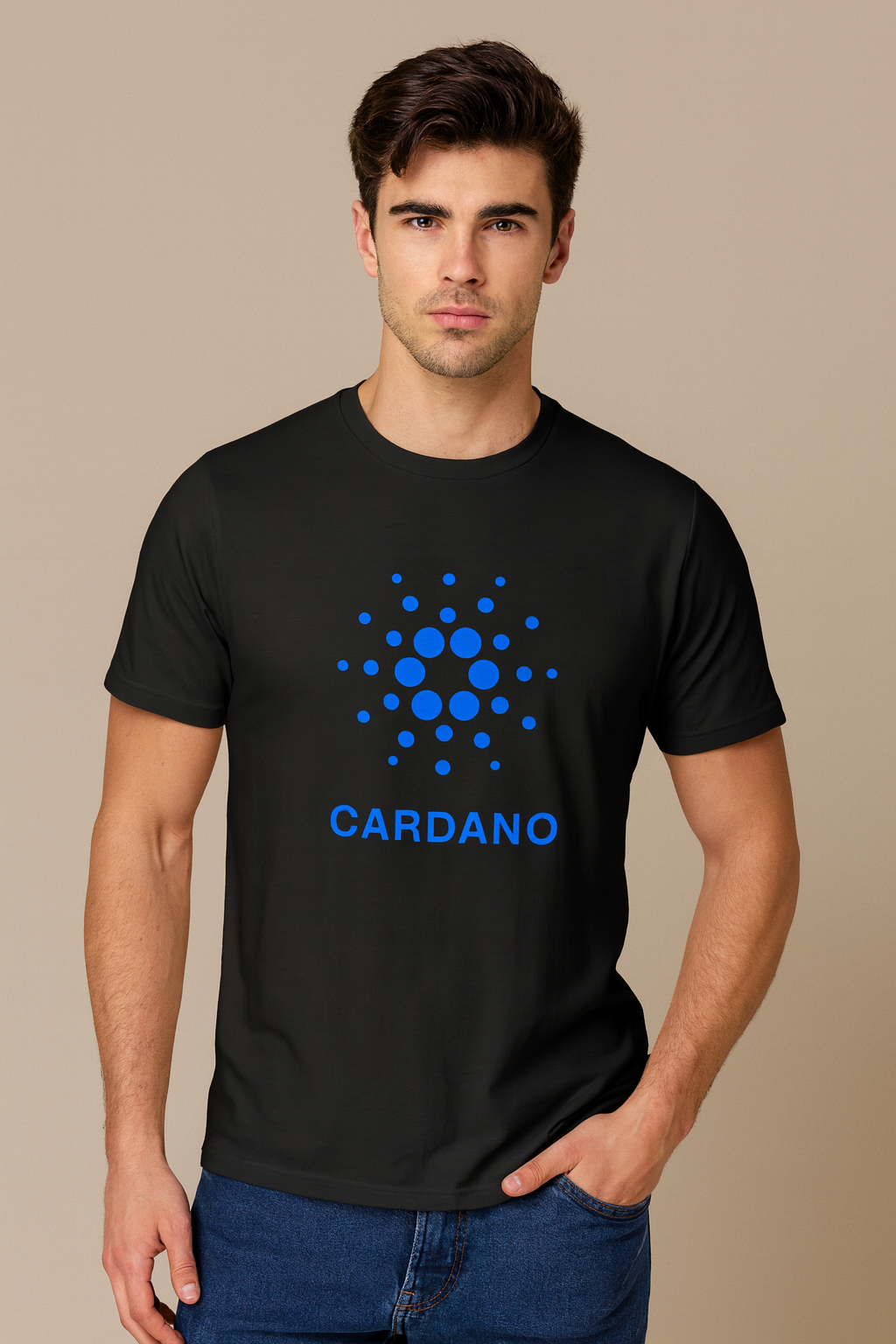 Cardano ADA Crypto T-Shirt Blue Blockchain Logo Tee Crypto Gift for Investors Traders & Tech Lovers 6 colors 100% cotton