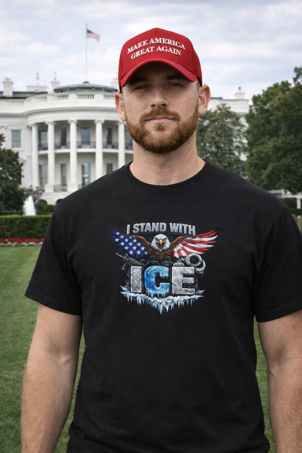 I Stand With ICE T-Shirt Pro ICE Support Shirt Conservative America Shirt Freedom & Law Enforcement Tee 9 colors 100% cotton