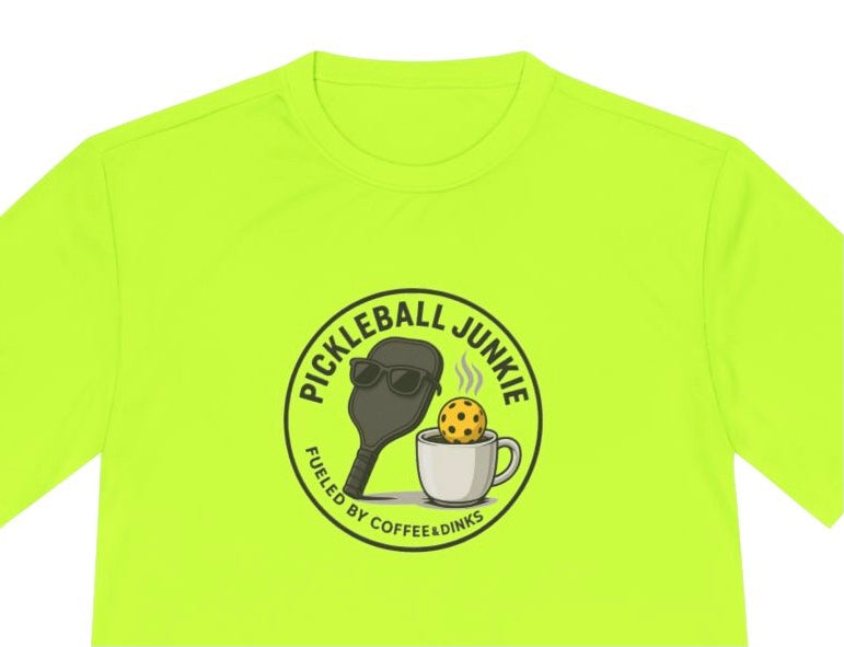 Pickleball Junkie Fueled by Coffee & Dinks T-shirt Tee 7 colors 100% polyester