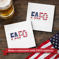 FAFO Patriotic Napkins Fourth of July Decor BBQ Party Supplies Patriotic Napkins America Party Decor (50 or 100 Count) 2 sizes